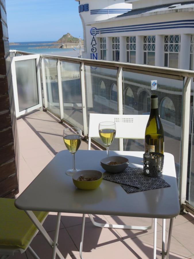 Les Bains Studio Vue Mer Pleneuf-Val-Andre Eksteriør billede
