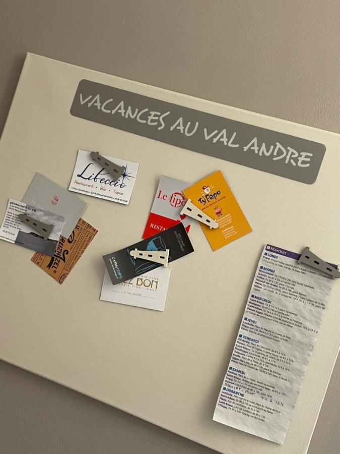Les Bains Studio Vue Mer Pleneuf-Val-Andre Eksteriør billede